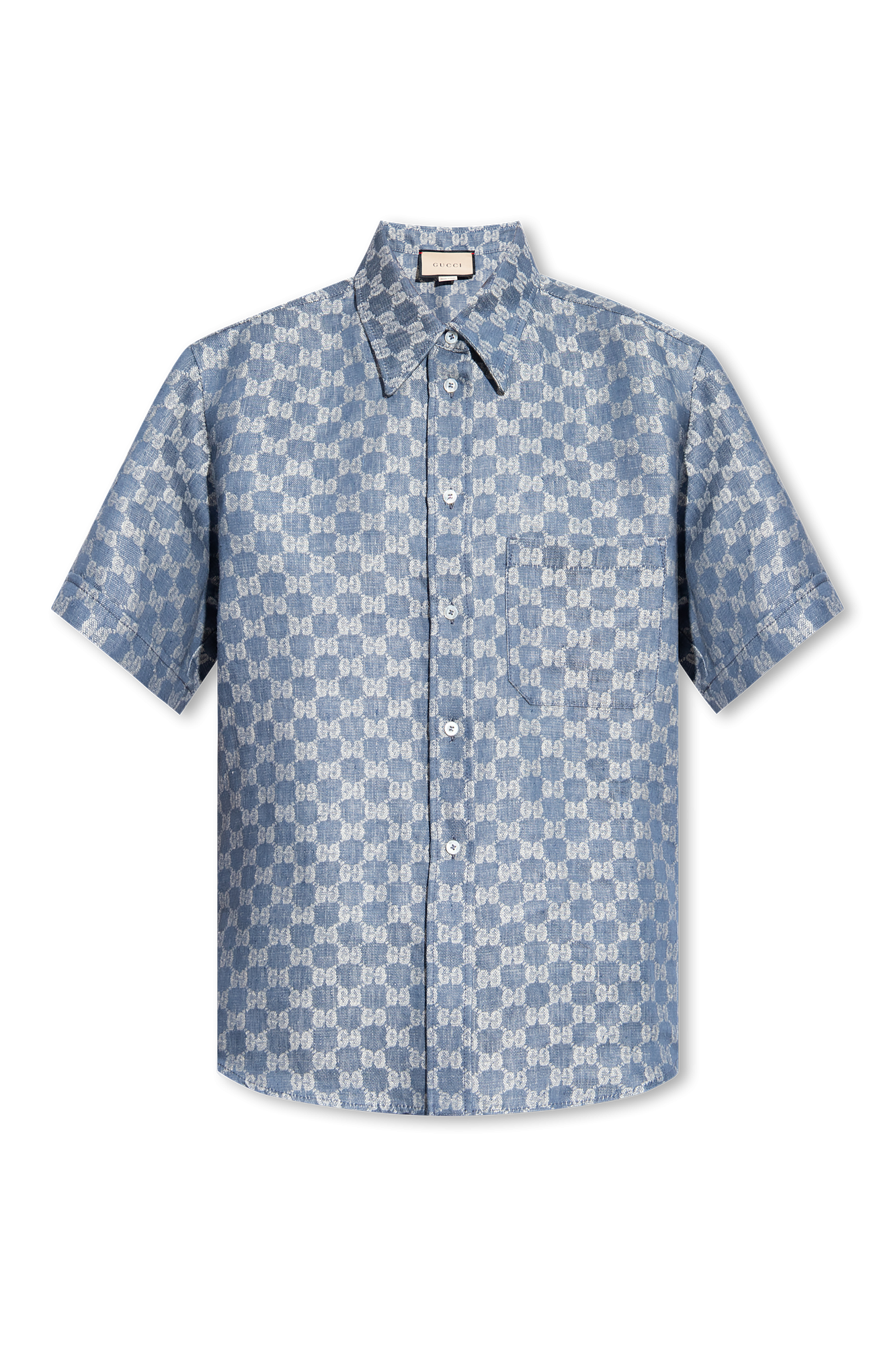 Gucci linen shirt deals